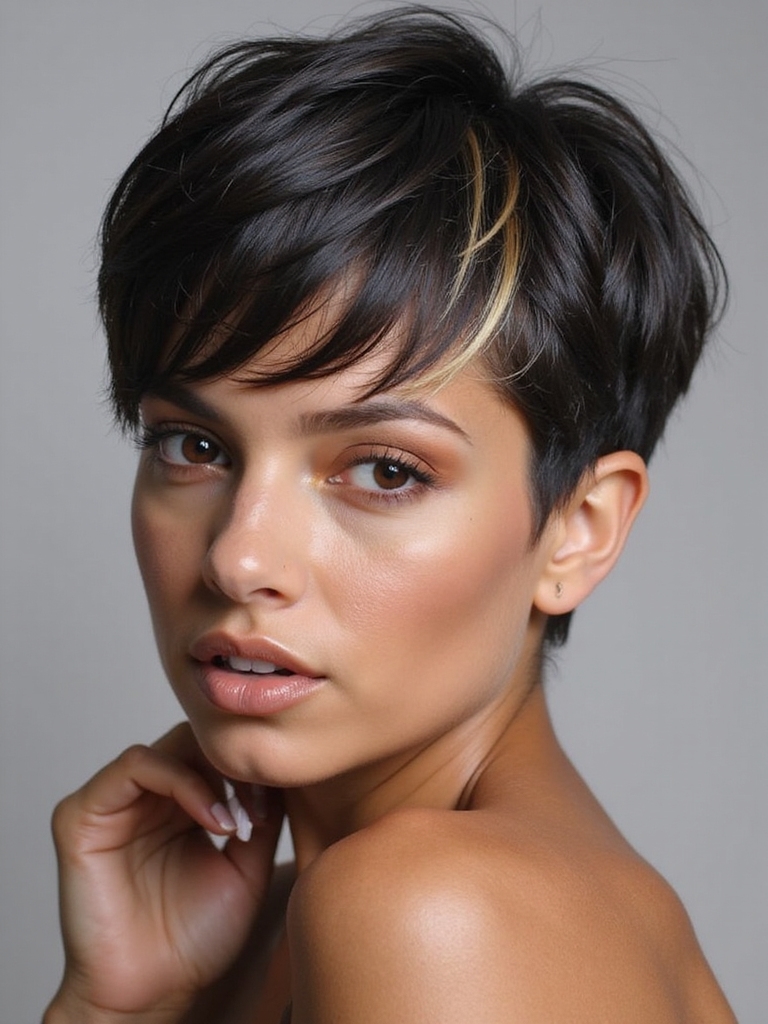 23 Black Hair With Highlights Showcasing Shine And Dimension 23 Black Hair With Highlights Showcasing Shine And Dimension