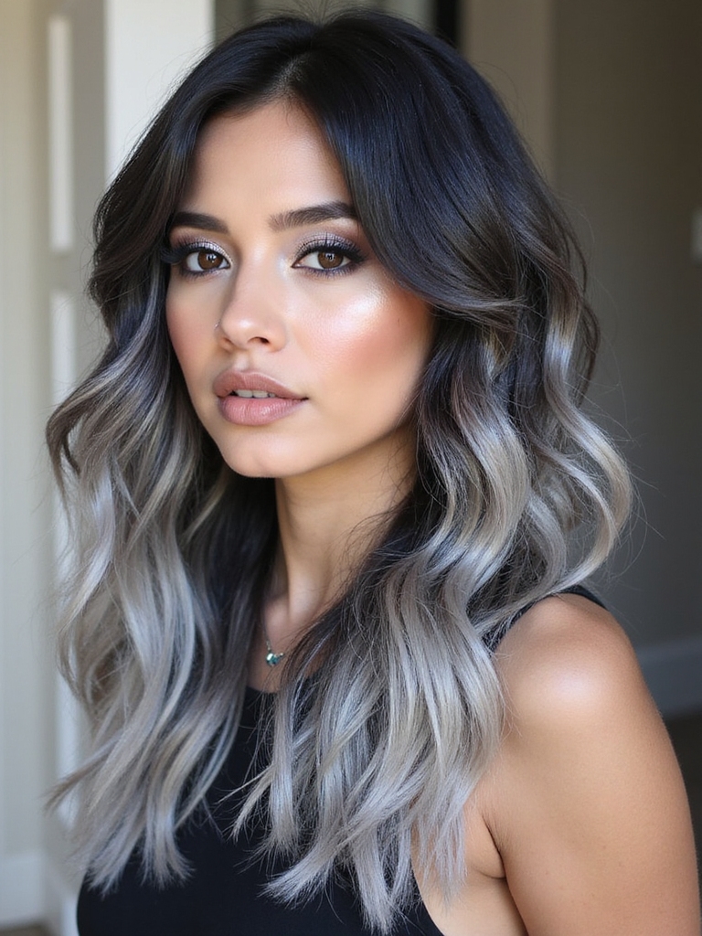 silver and ash highlights