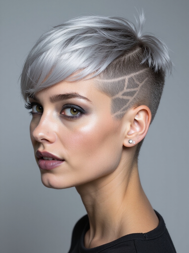 silver chic with bold edge