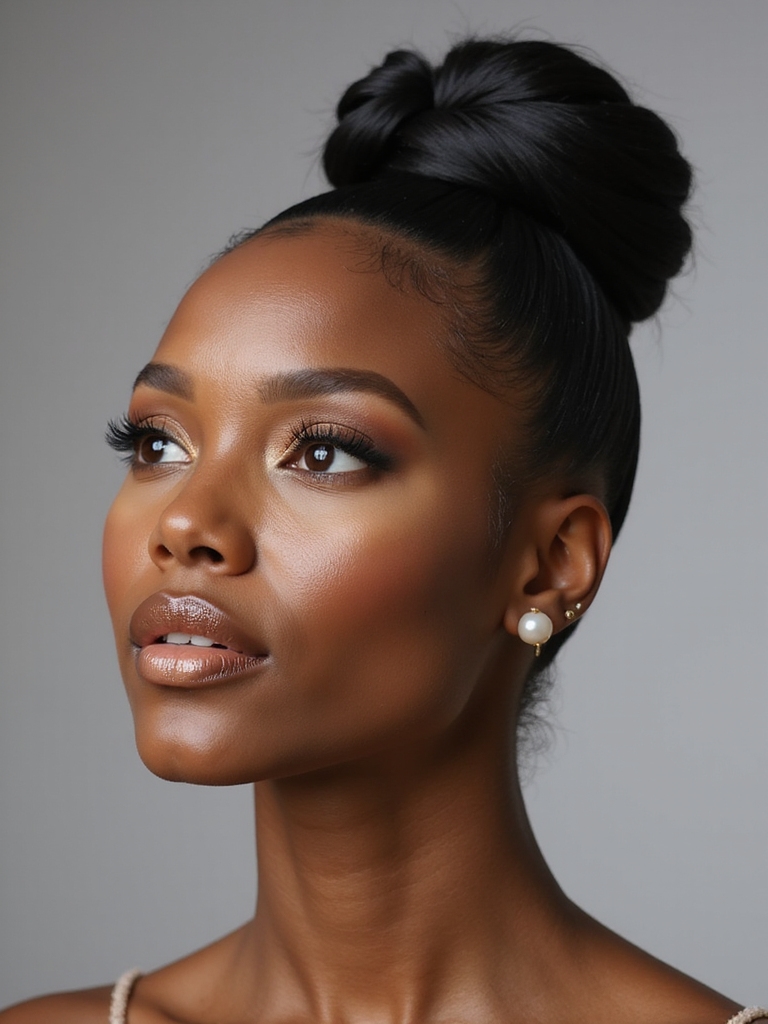 sleek bun styling tips