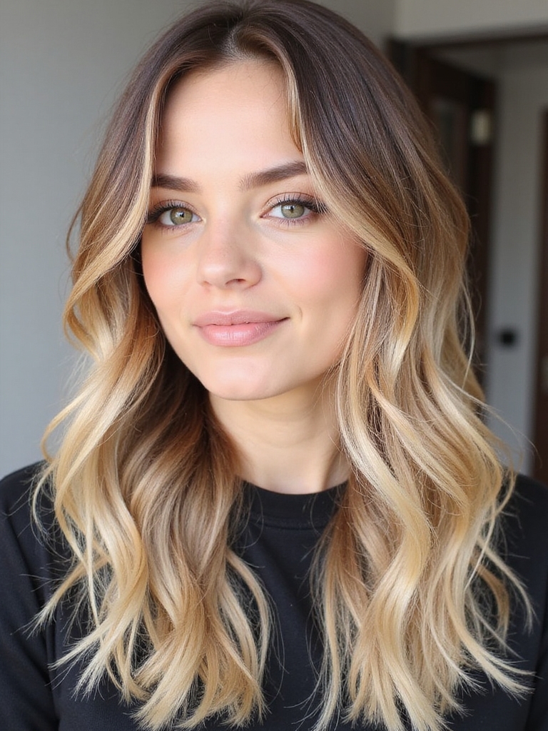 soft caramel hair color