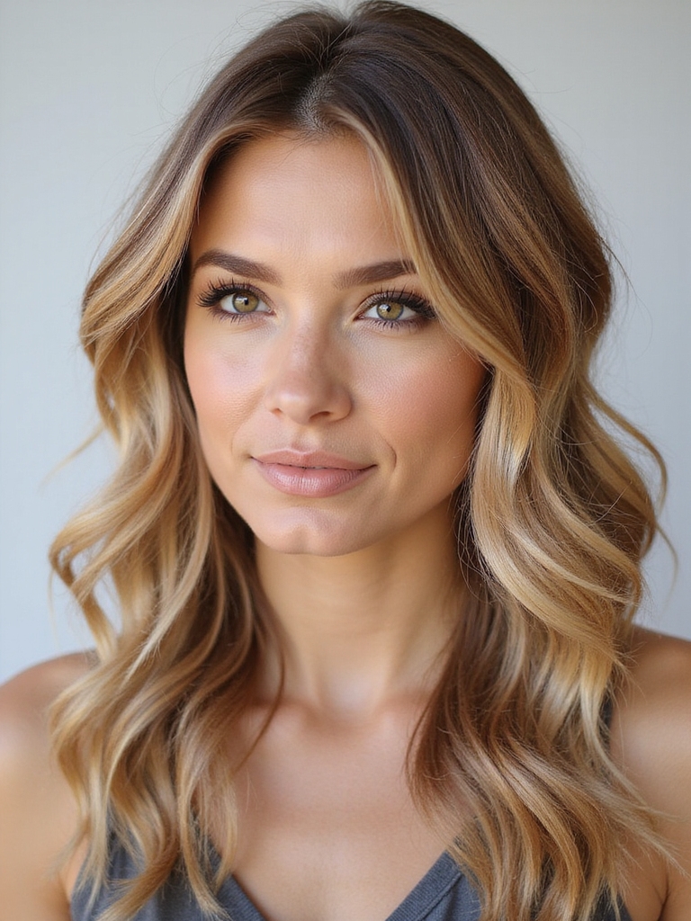 soft dynamic side swept bangs