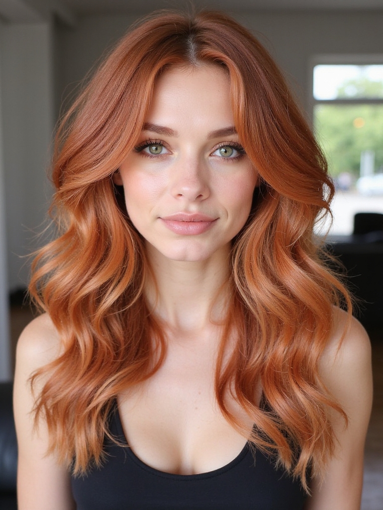 soft peachy hair enhancement