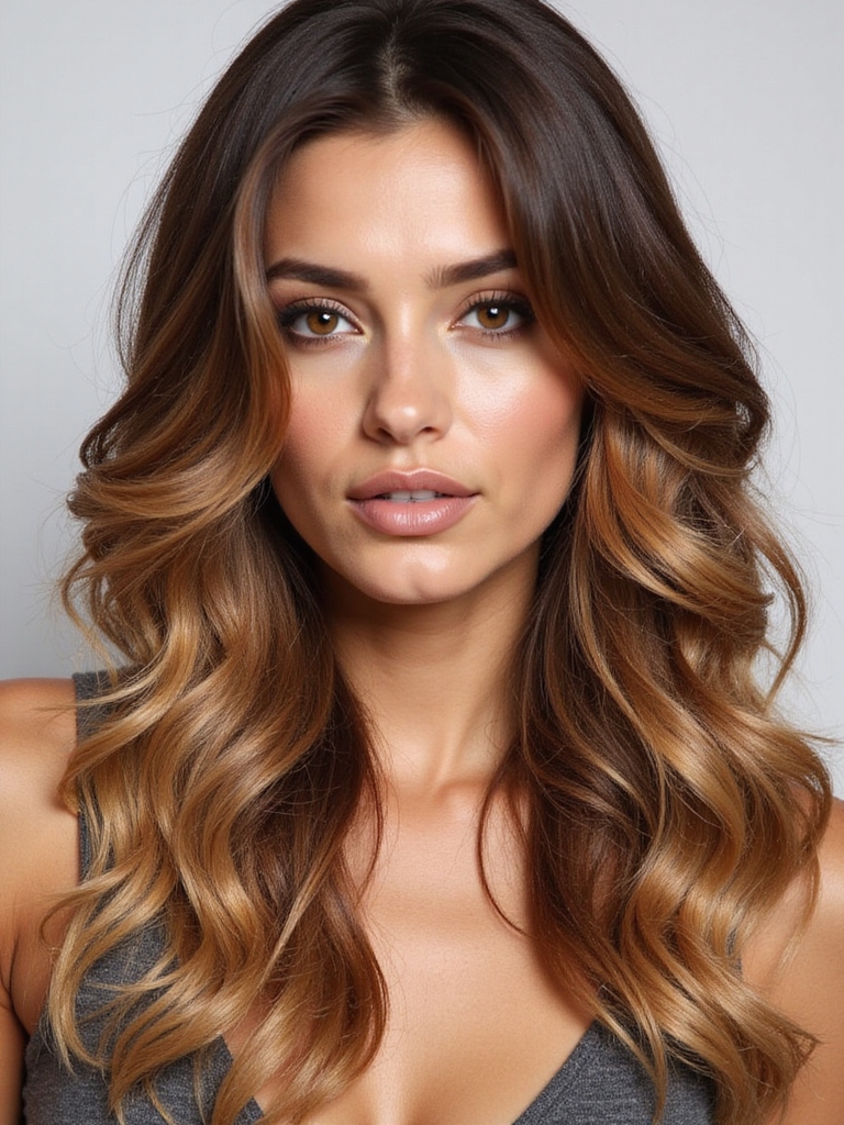 soft sun kissed hair color