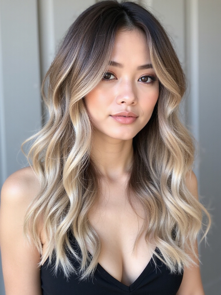 sophisticated smoky beige glow