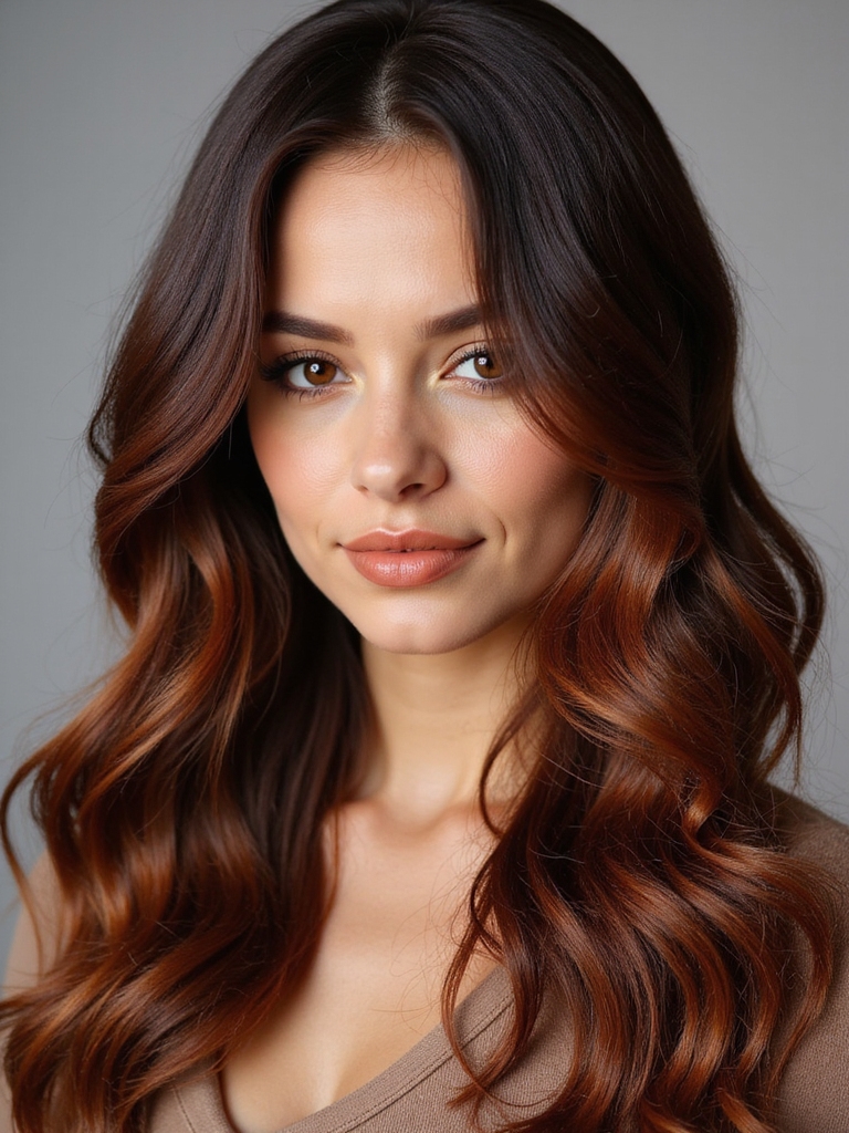 spicy cinnamon hair transformation