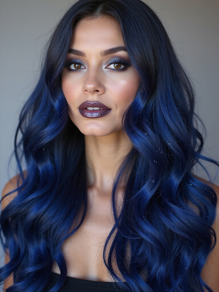 starry night hair transformation