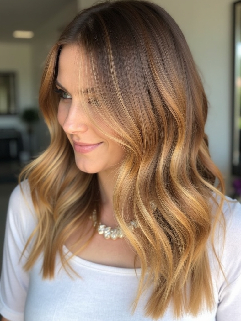 stylish low maintenance hair color