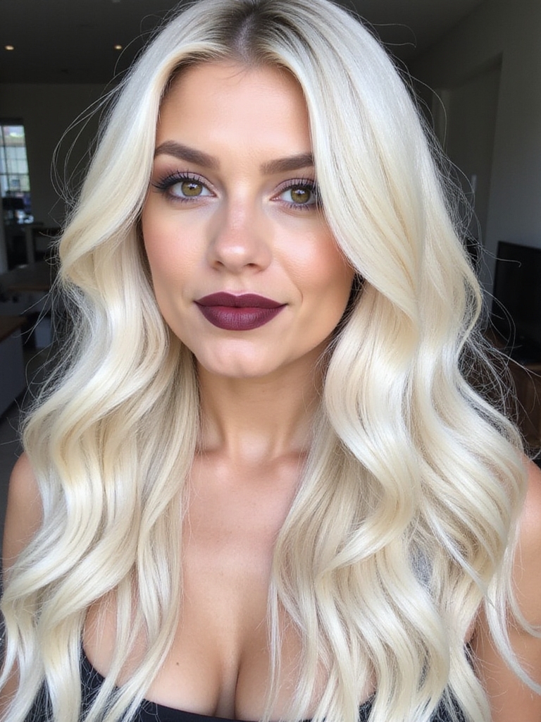 timeless elegant blonde shimmer