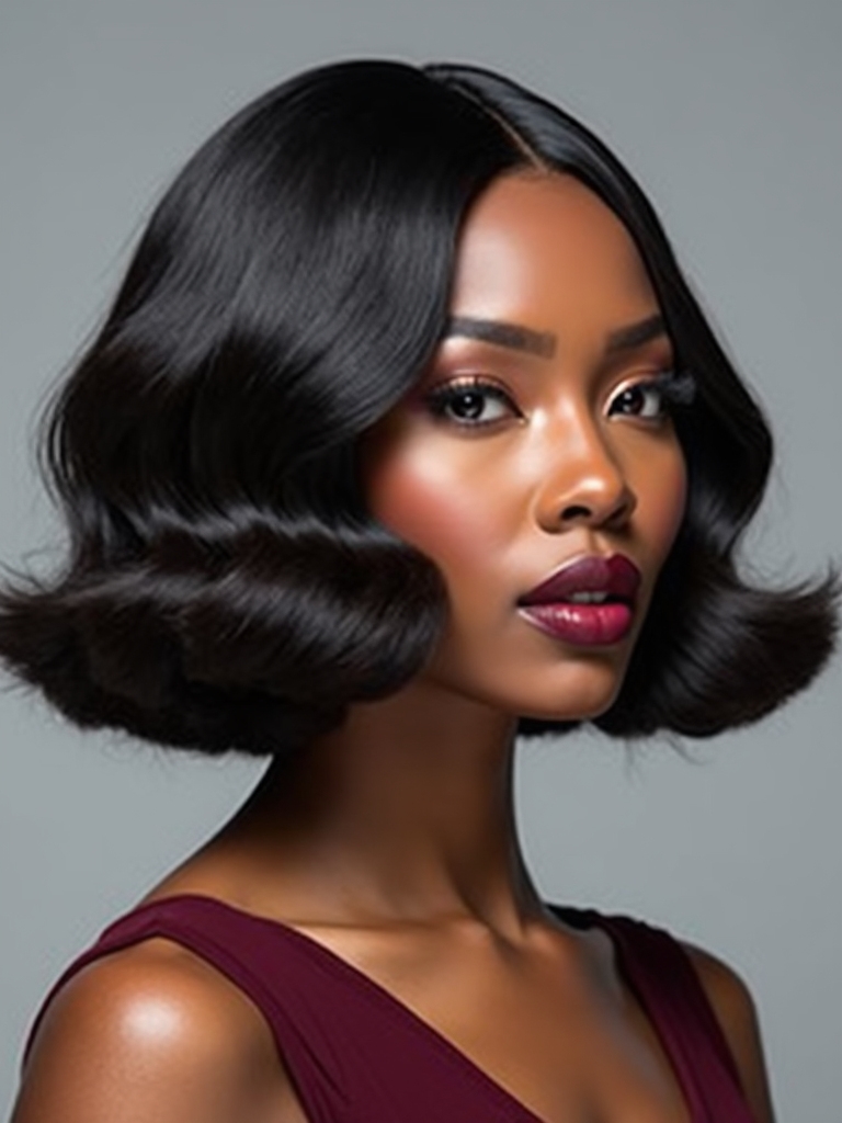 timeless glamorous finger waves