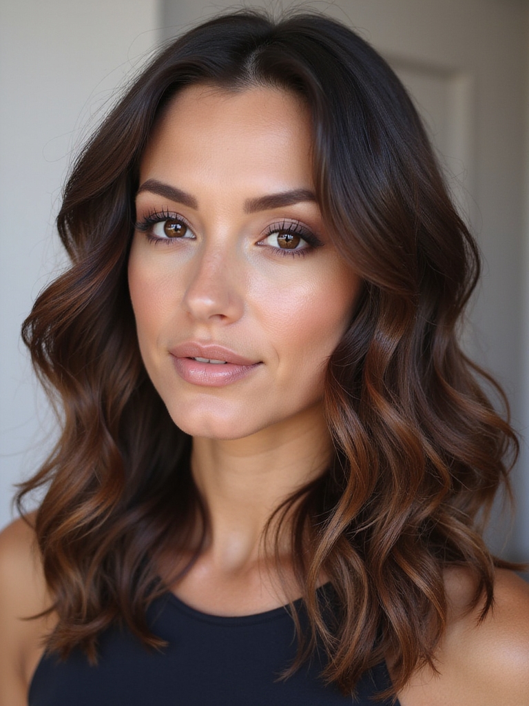 timeless rich brunette allure