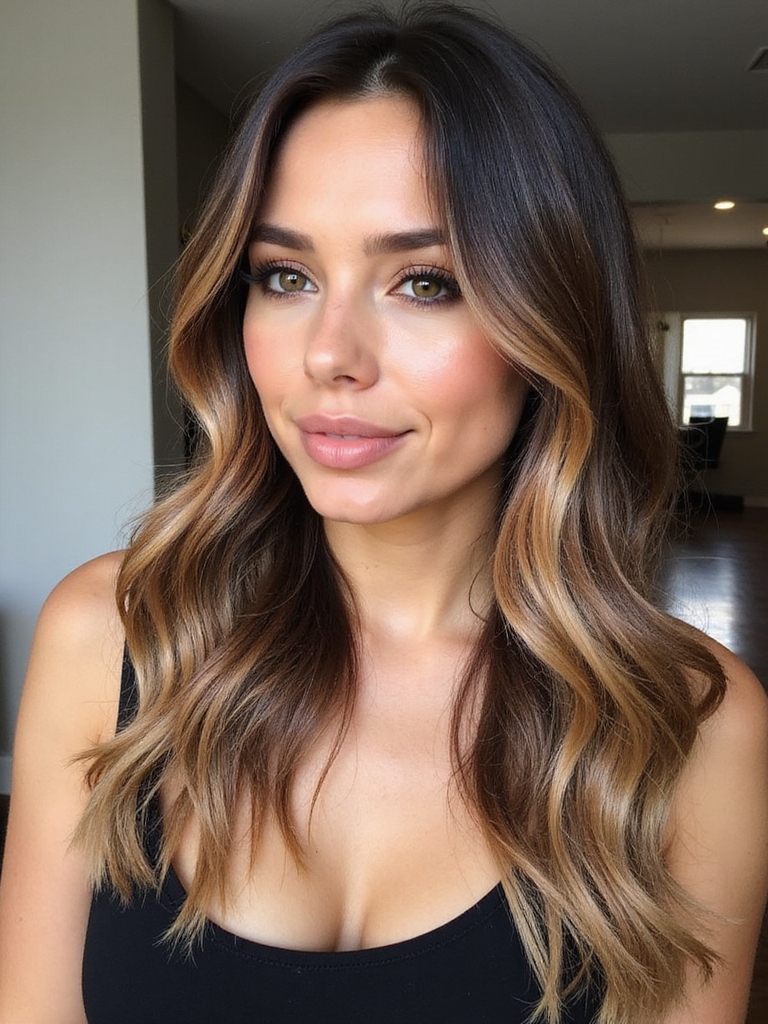 toning enhances blonde highlights