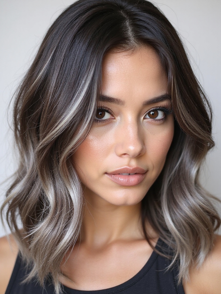 transformative silver hair highlights