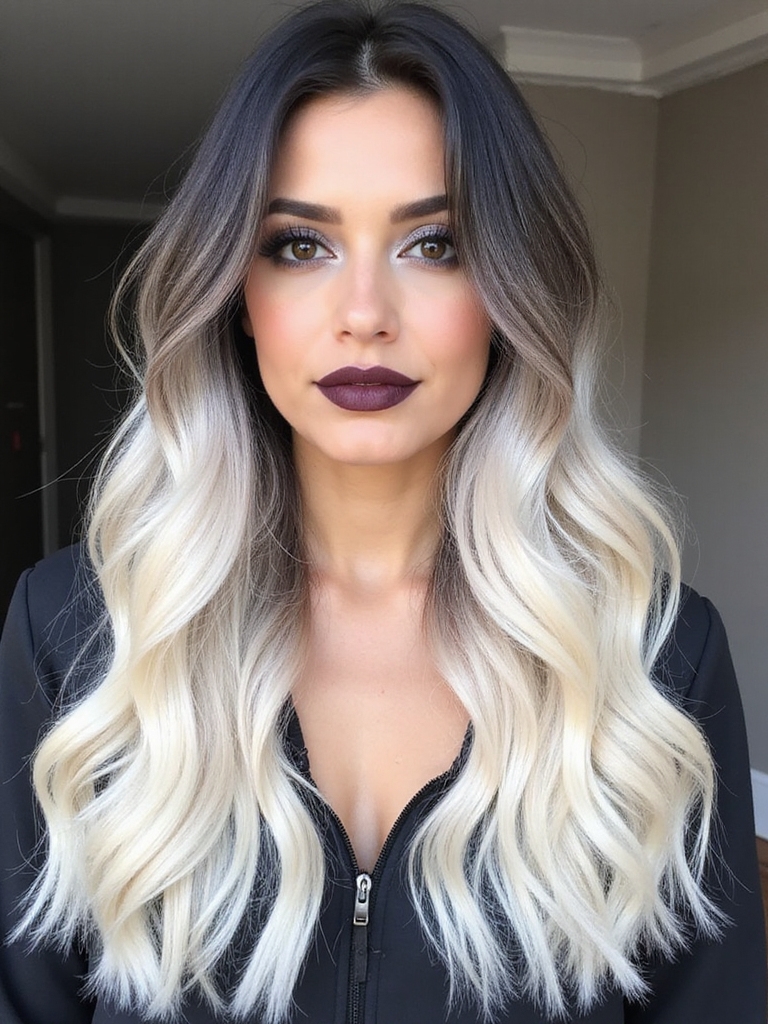 two tone hairstyle color techniques