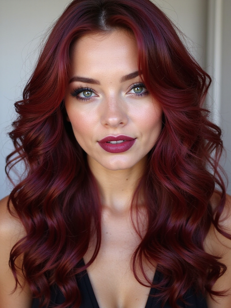 vibrant crimson curl care