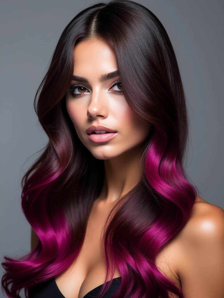 vibrant peekaboo color placements