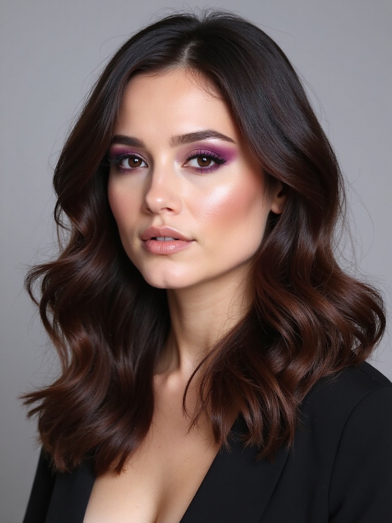 vibrant peekaboo hair colors