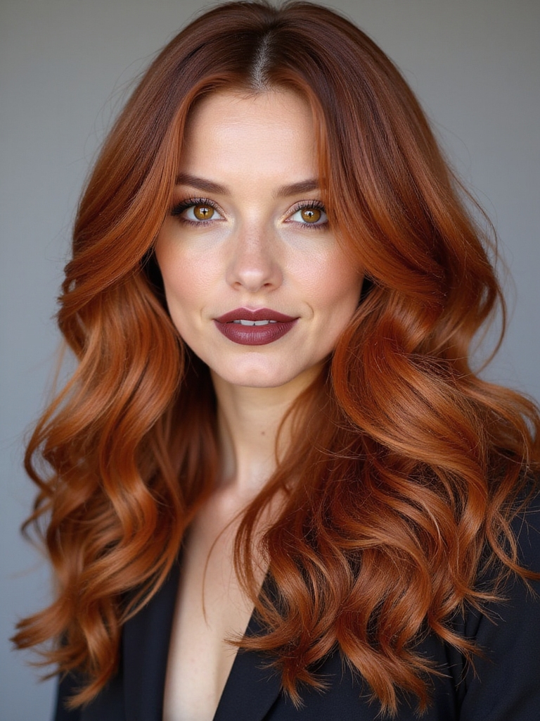 warm chestnut hair color