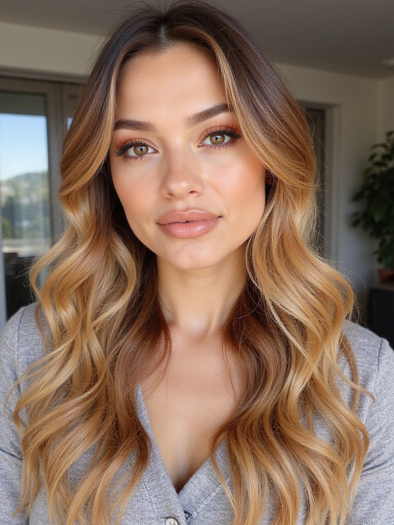 warm honey blonde transformation