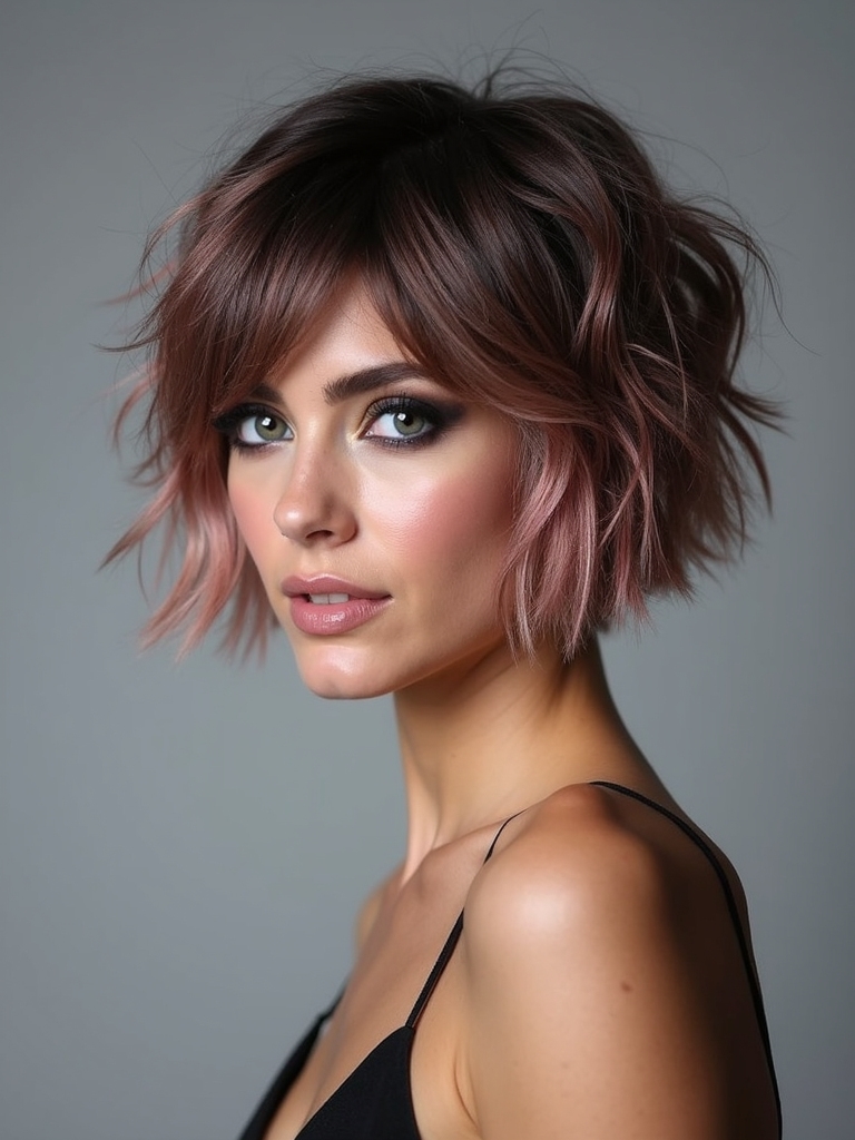 bold metallic balayage trends