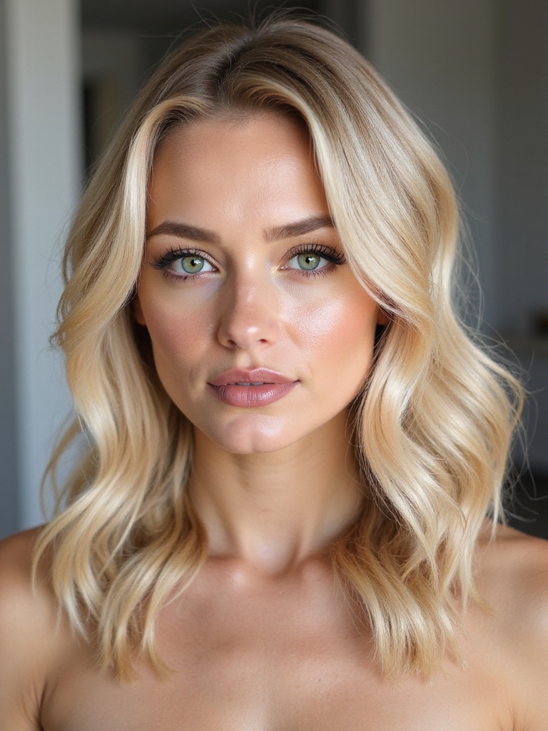 buttery blonde hair charm