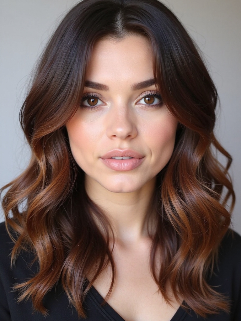 chestnut highlights for warmth