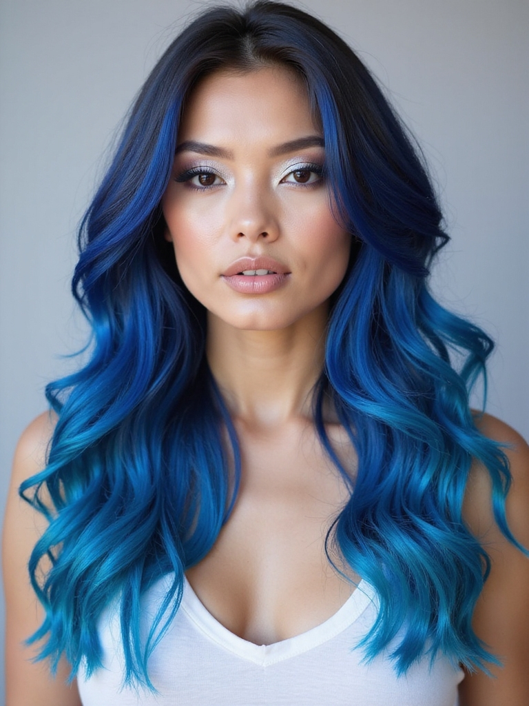 denim inspired hair color shades