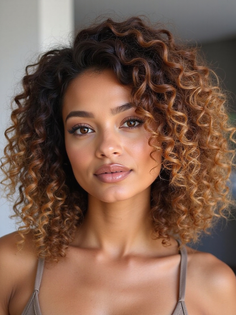 gentle care for highlighted curls