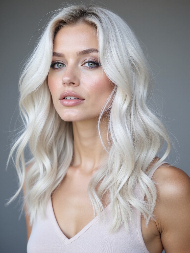 icy blonde hair transformation