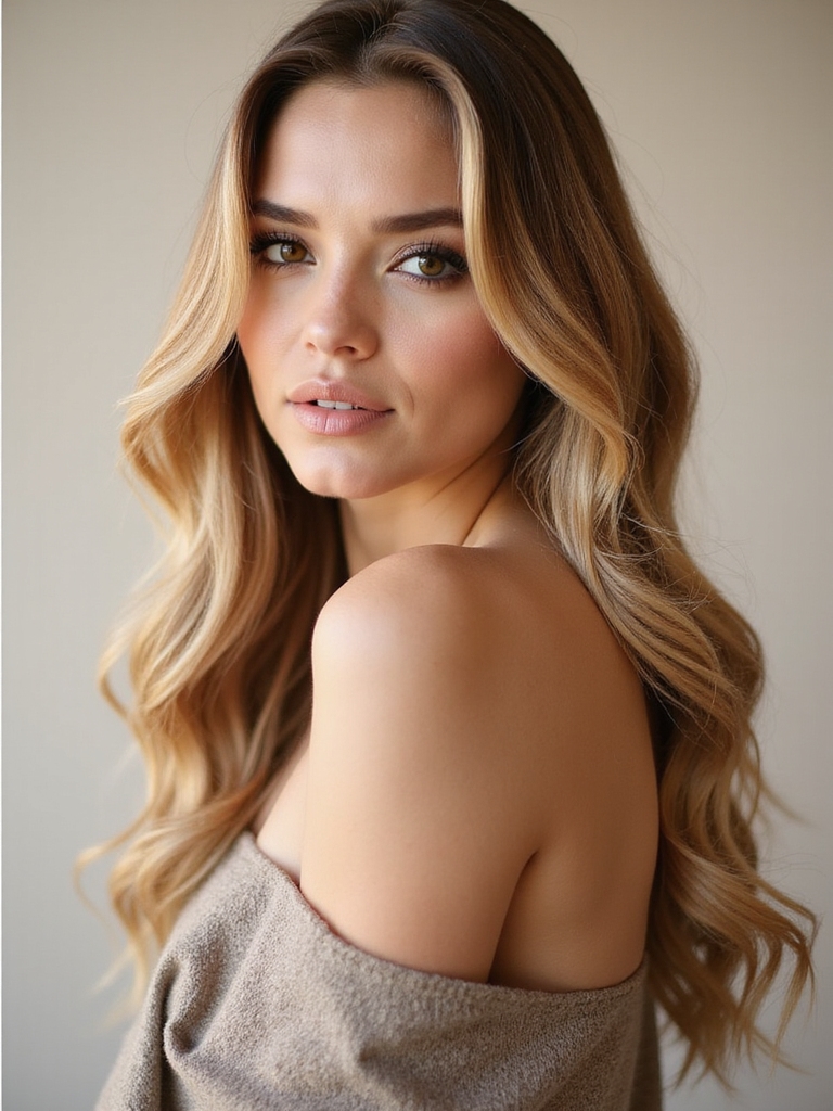 loose and flowing locks