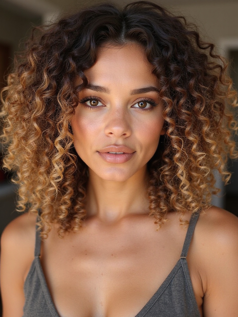 maintain healthy highlighted curls
