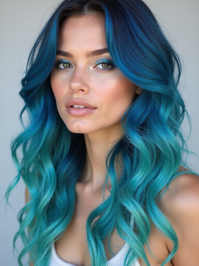ocean inspired gradient hues