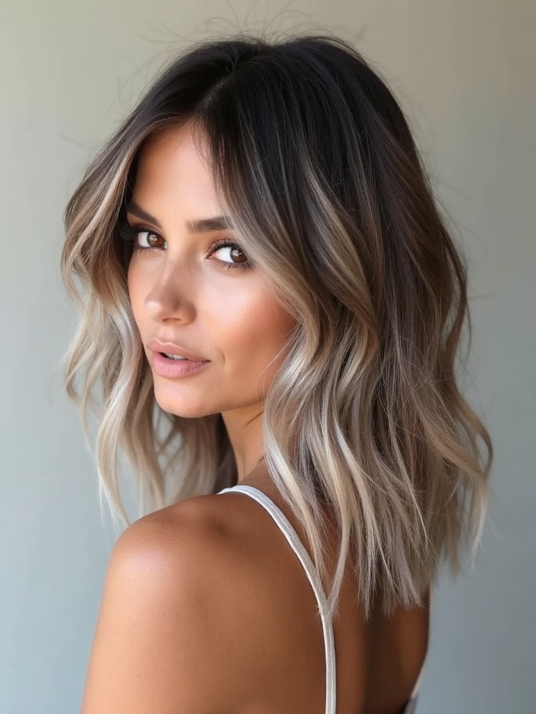 radiant face framing highlights