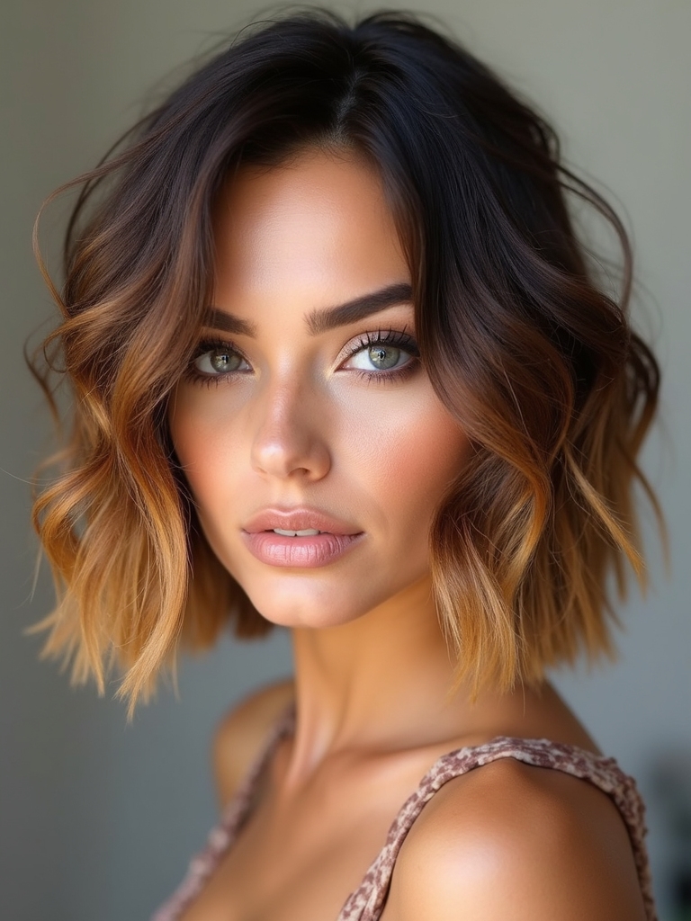 radiant honey caramel highlights