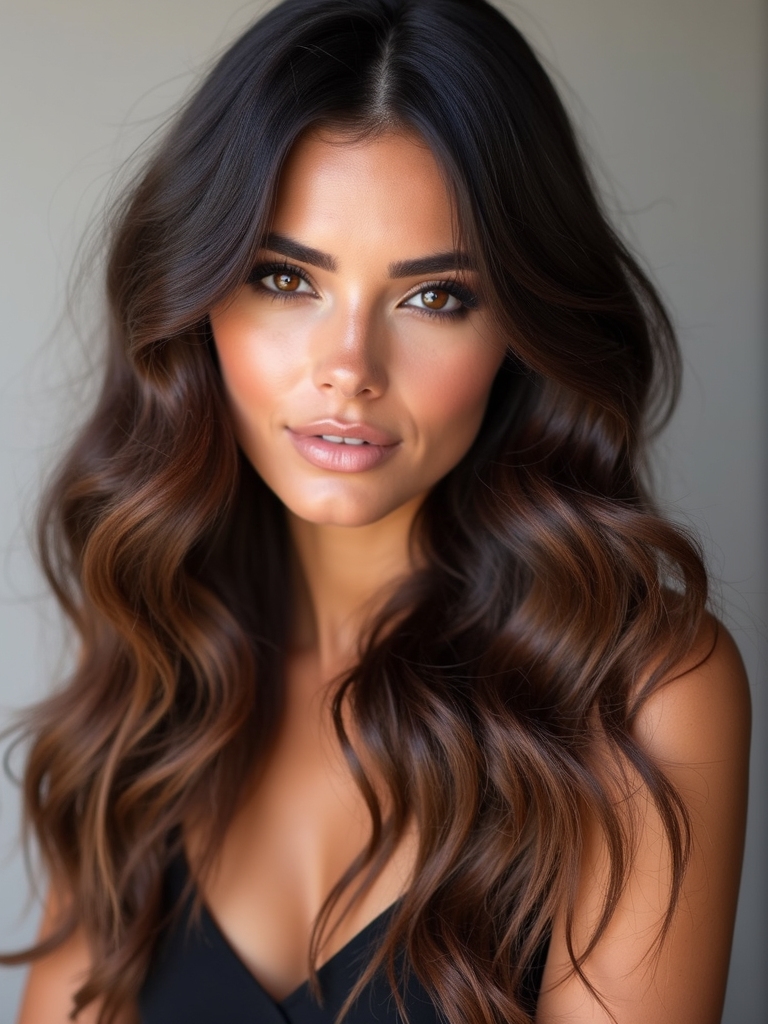 rich mocha hair accents