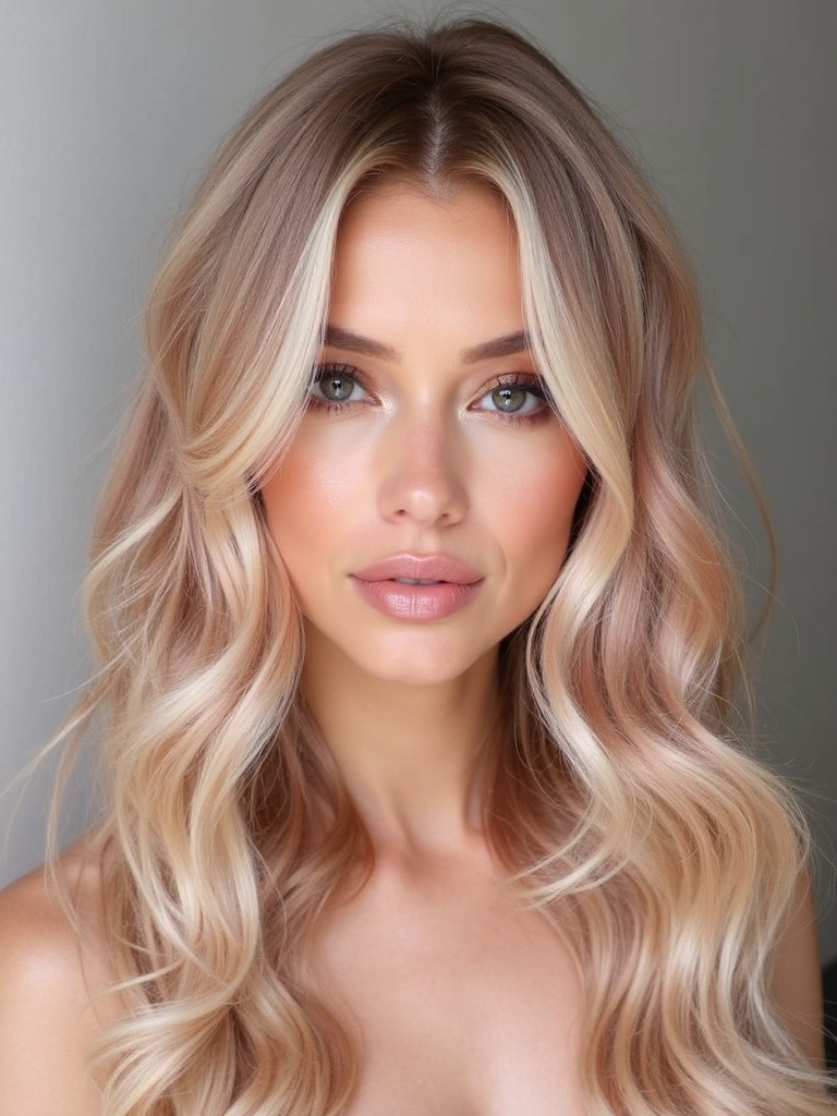 rose gold hair vibrancy
