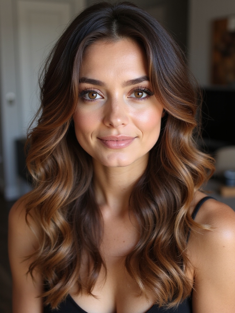silky hazelnut hair transformation