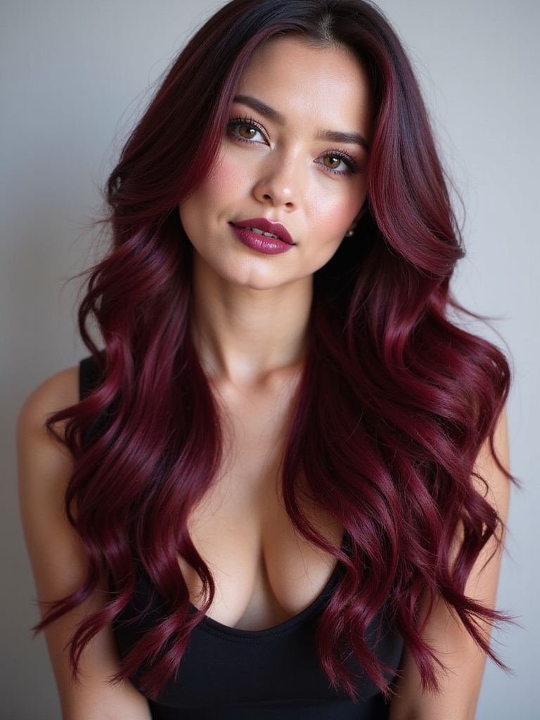 sophisticated deep red gradient