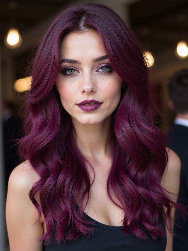 sultry pink hair transformation
