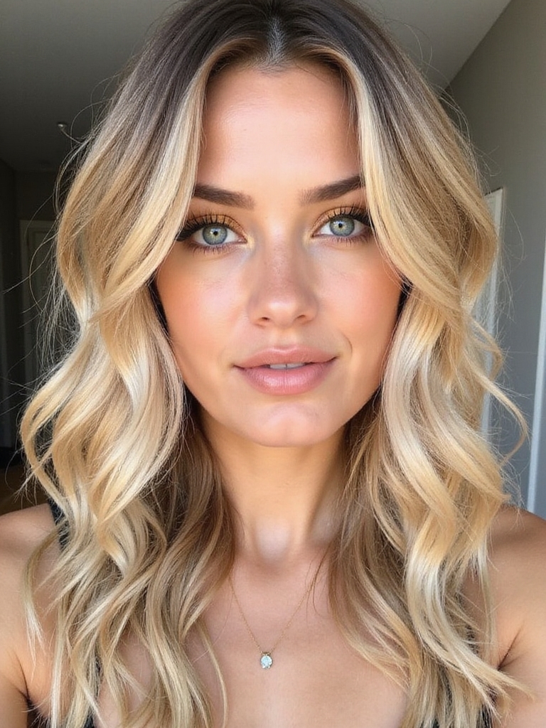 sun kissed golden blonde vibes
