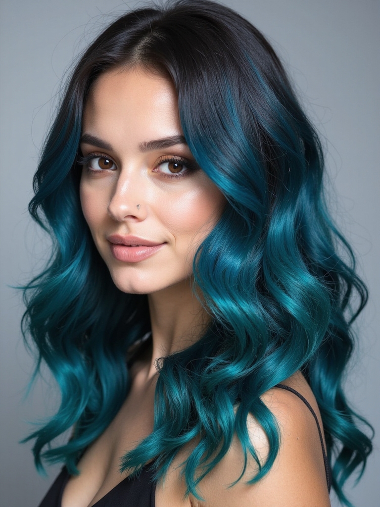 teal hair fashion trend