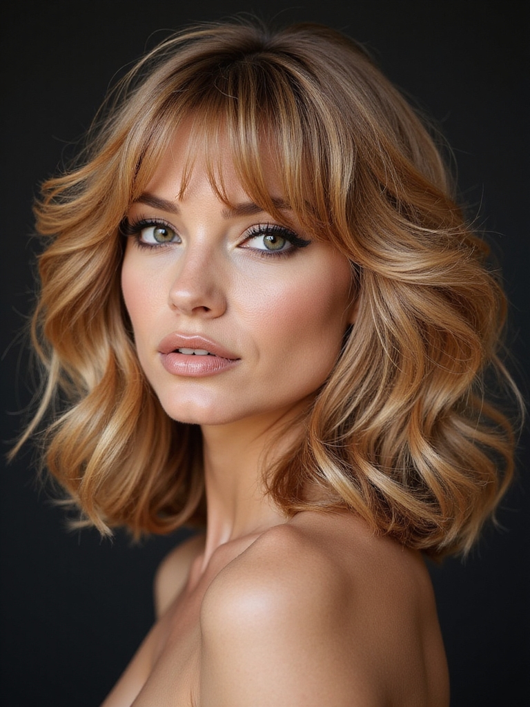 1970s voluminous layered shag