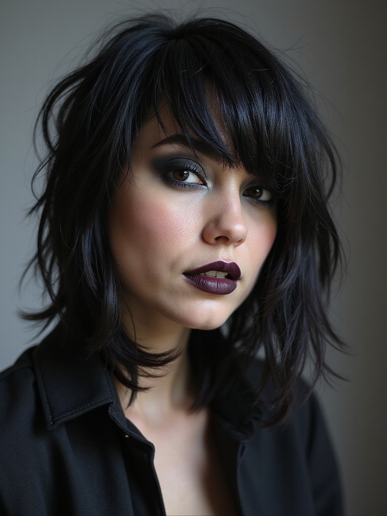 angled bangs tailor face shapes