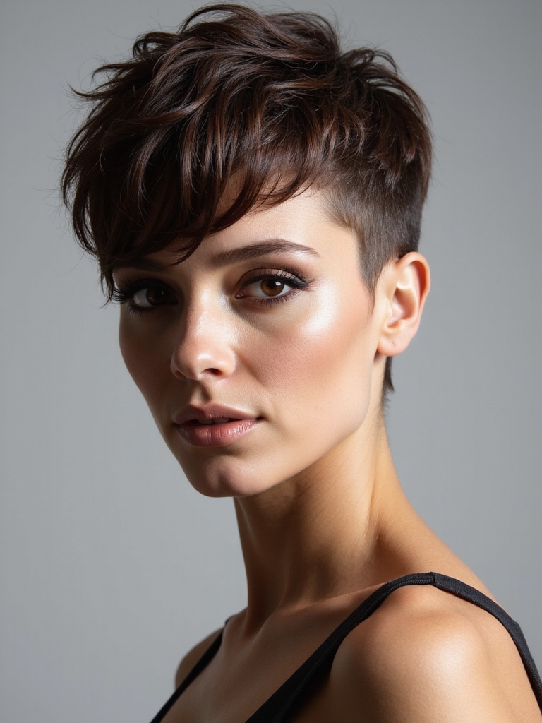 asymmetrical pixie length versatility