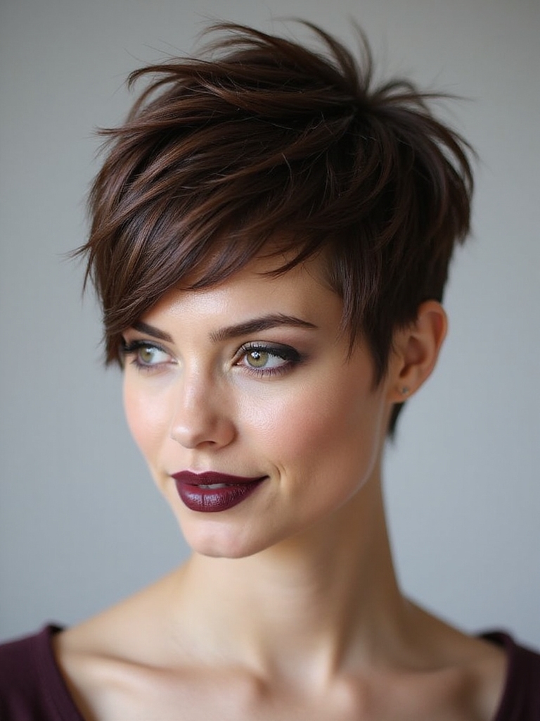 bangs personalize shag pixies