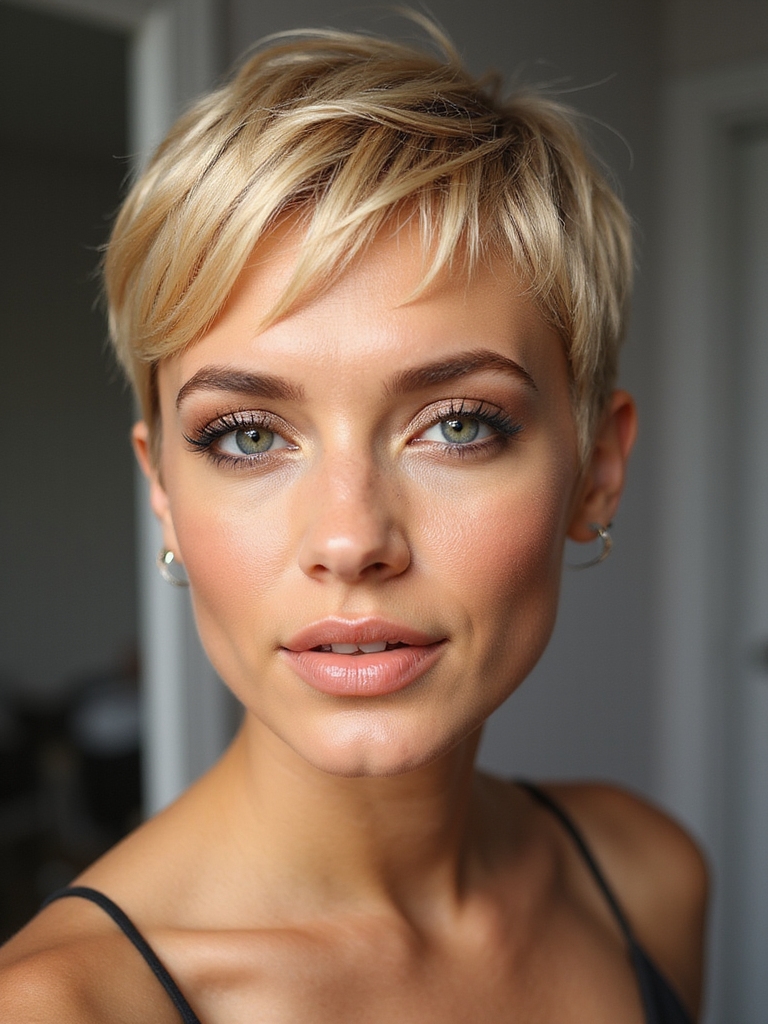 blonde pixie styling tips
