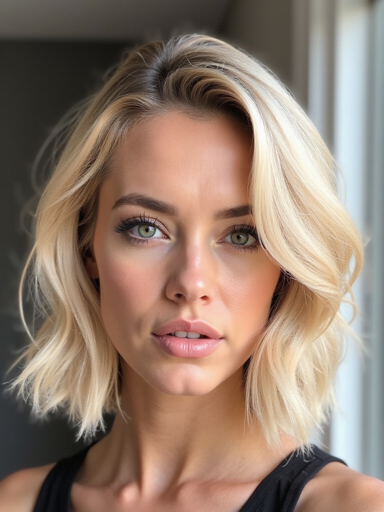 blonde textured bob benefits