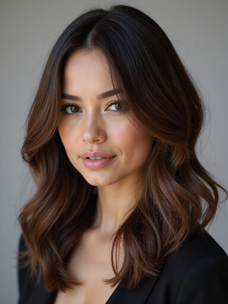 blow dry texturize layered bounce