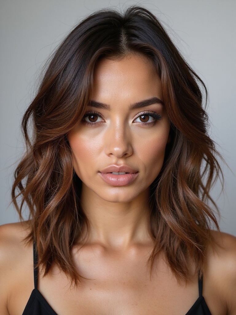 bold choppy layered texture