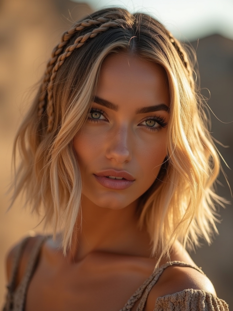 bold chunky boho knotless rope
